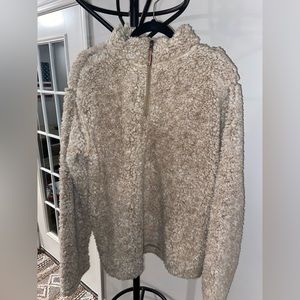 Original Vintage 1946 Fleece Quarter Zip XL